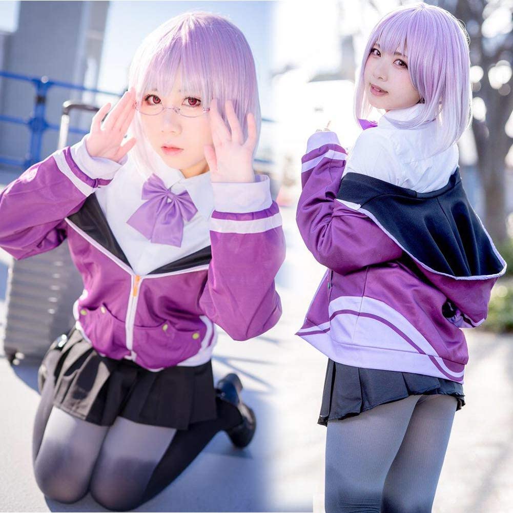 SSSS.GRIDMAN 公式　パーカー 新条アカネ　コスプレ　ウィッグ付き Qoo10] ウィッグ付き SSSS.GRIDMAN : レディース服