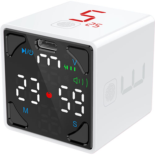 TickTime Cube 楽しく時間管理ができるポモドーロタイマー ホワイト 5,472円