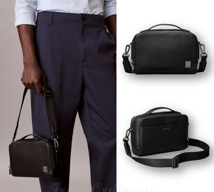 Mens Hardware Emblem Camera Bag (4D3291G-UB1)