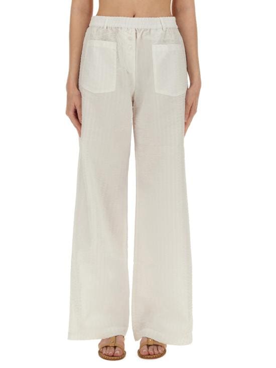 BAUM UND PFERDGARTEN Women Straight Pants 24318 C1069 WHITE