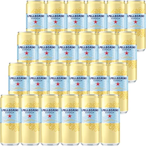 SANPELLEGRINO (サンペレグリノ) エッセンザ レモン & レモンゼスト 330ml ×24本 (フレーバー炭酸水 カロリーゼロ 砂糖不使用)