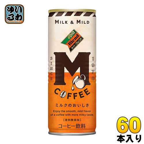 ダイドーブレンド Ｍコーヒー 250g 缶 60本 (30本入×2 まとめ買い)