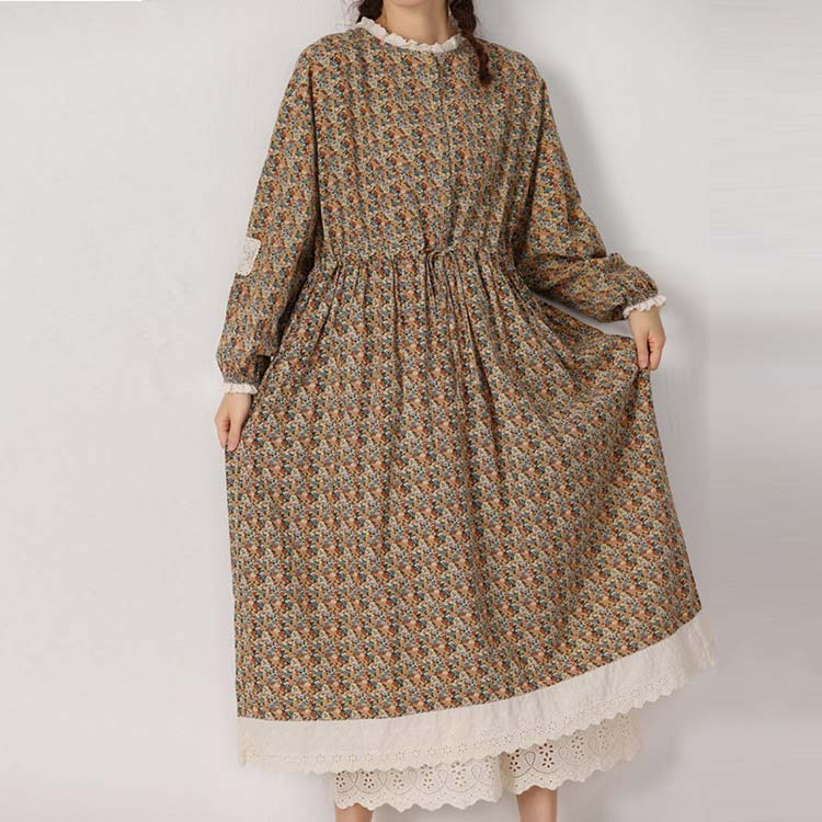 ワンピース レース 立体 ロング丈 マキシ丈 フレア Aライン シンプルレディース 春 夏 韓国ファッション ロングワンピース レディース ワンピース ロング丈 ワンピース おしゃれ 体型カバー 上品