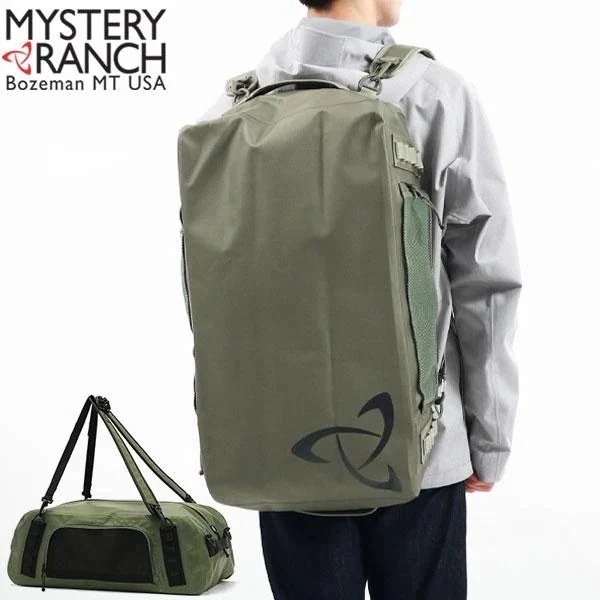 限定MYSTERY RANCHバンダナ付 日本正規品 ボストンバッグ HIGH WATER DUFFEL 50 ダッフルバッグ 2WAY リュック ショルダー 防水 50L A4 A3 メンズ