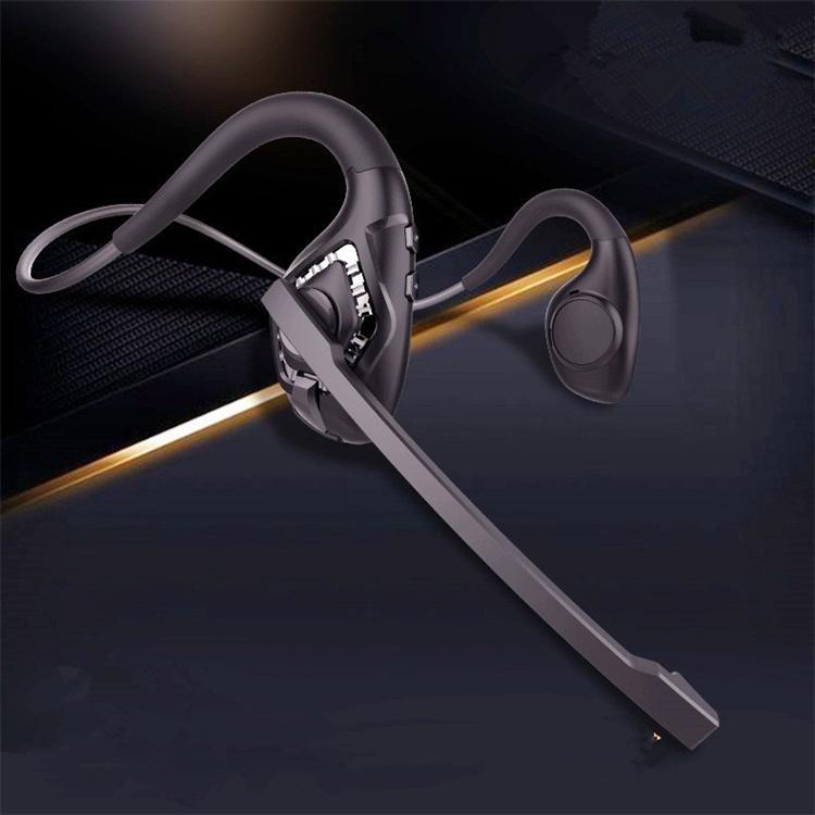 Bluetooth ヘッドセットBluetooth 5.2 通話専用 耳を塞がない ワイヤレス ブルートゥース ノイズキャンセリング オープンイヤー 耳掛け式