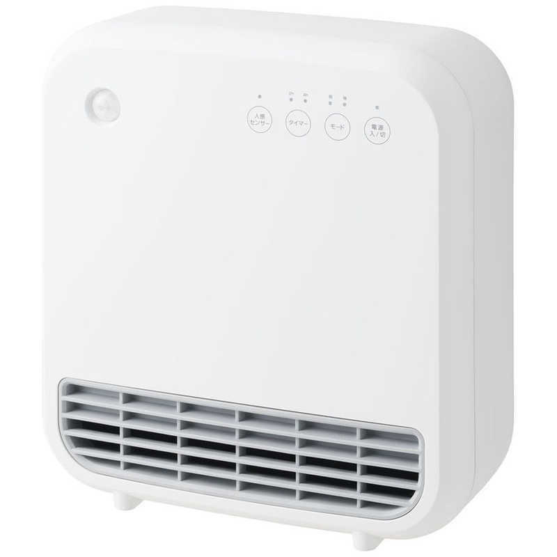 スリーアップ　セラミックファンヒーター 1000W/人感センサー付き　CH-T2038-WH ホワイト