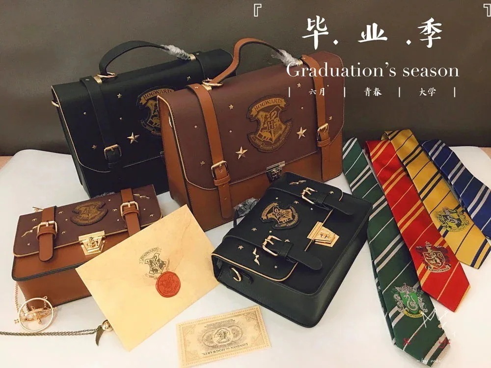 ハリーポッター ホグワーツ バッグ 英国風スニッチ ケンブリッジ バッグ ワンショルダー 斜めバッグ