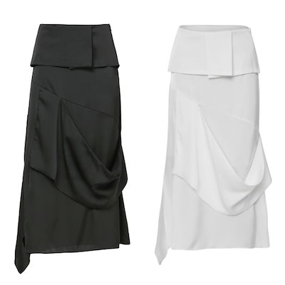 【FLARE UP】 2.Drape Layered Maxi Skirt /追跡付 Qoo10] FLAREUP 【FLAREUP】 2.DRAPE LA : レディース服