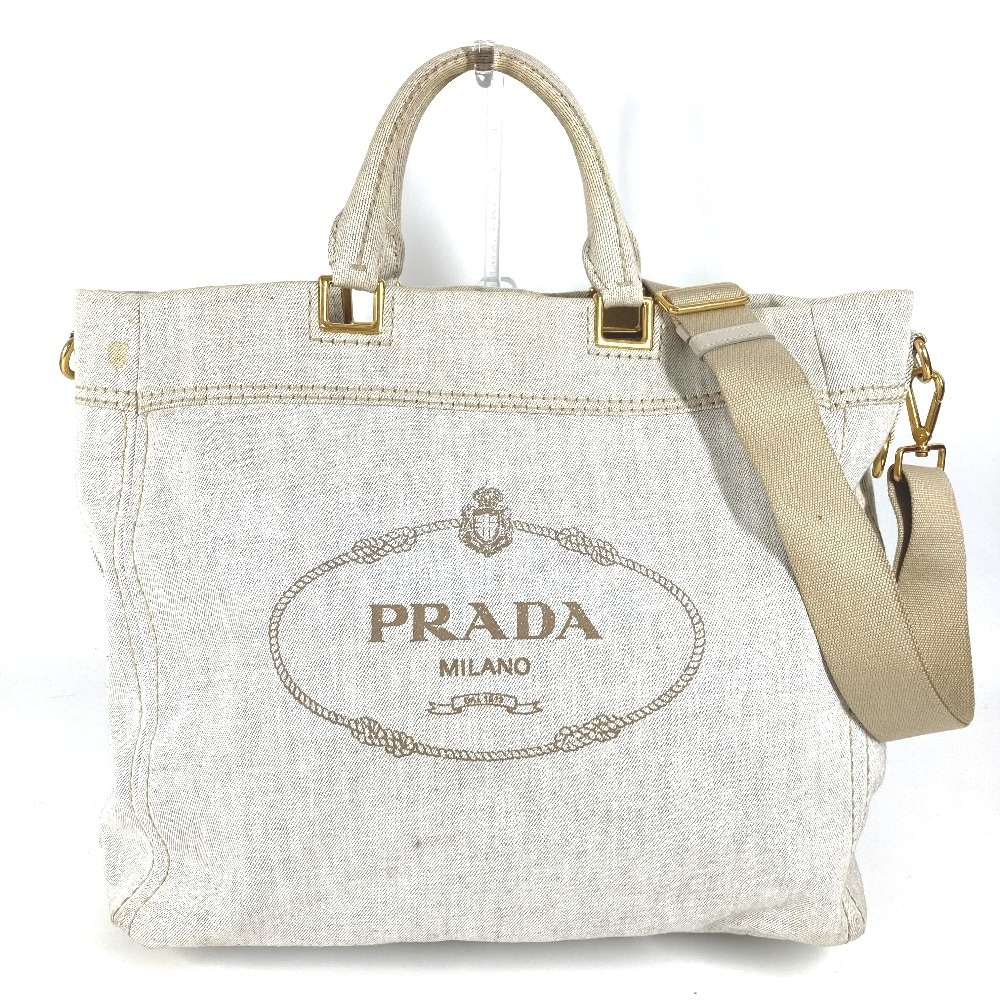 ショルダーバッグ カナパ ロゴ 2WAYバッグ カバン トートバッグ 斜め掛け キャンバス アイボリー系 26,400円