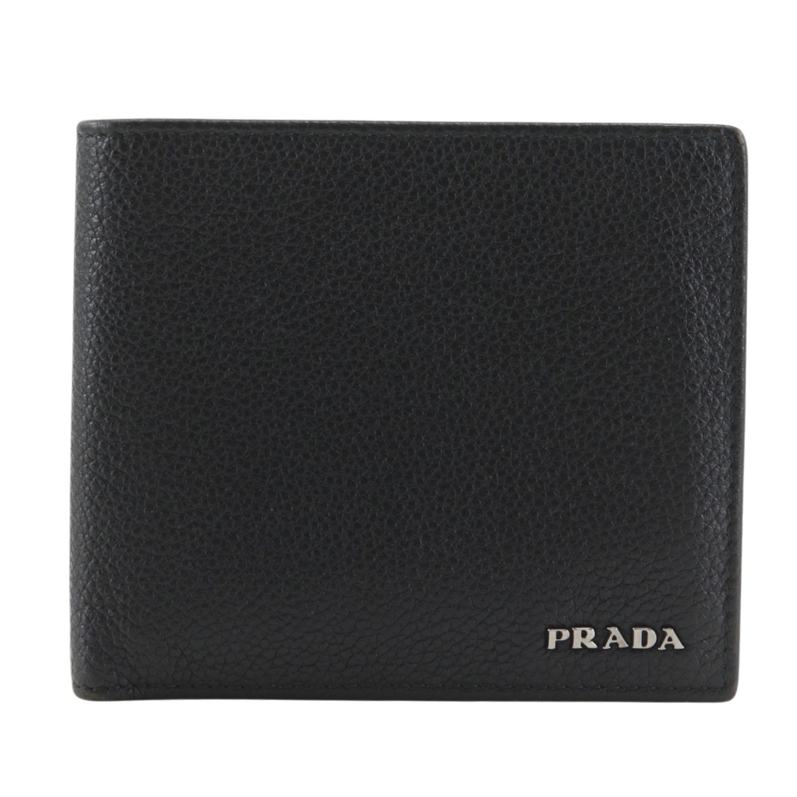 2つ折り 2MO513 札入れ レザー NERO 黒 メンズ 中古品