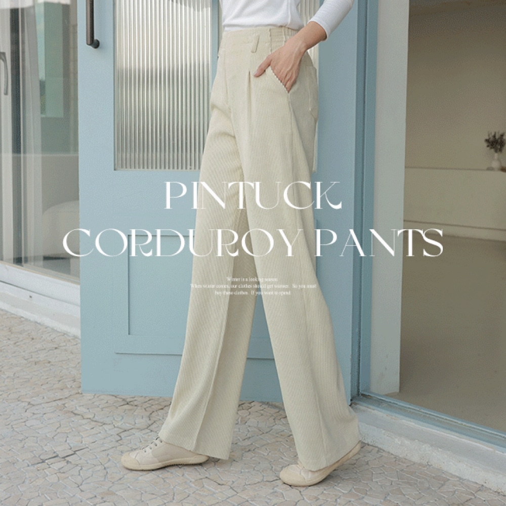 Click & Funny エクストラオーディナリーフィットコーデュロイストレートパンツ [SMLサイズ] 7,579円