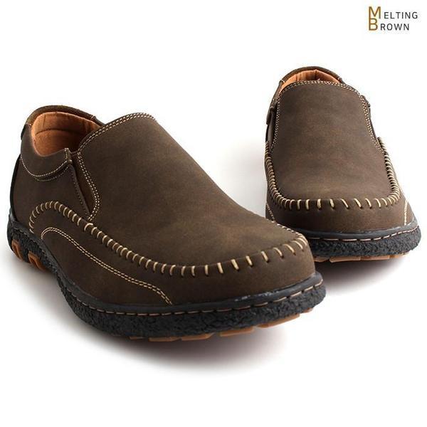 春の新作 メンズ レザー スリッポン メンズ スニーカー WSM01