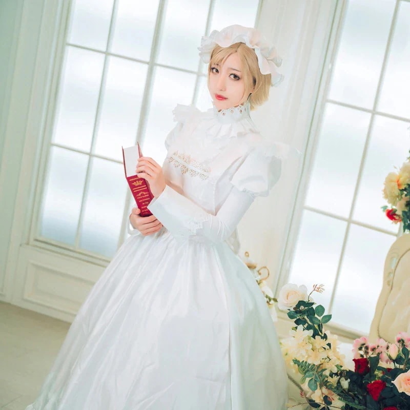 【大ヒット中】シャルルコスプレ服執事シャルルスカート黒執事コスプレ宮廷女装