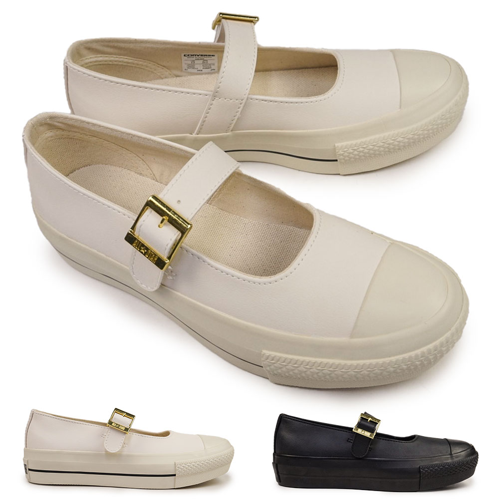 オールスター PLTS MJ OX メリージェーン 厚底 甲ストラップ レディース スニーカー