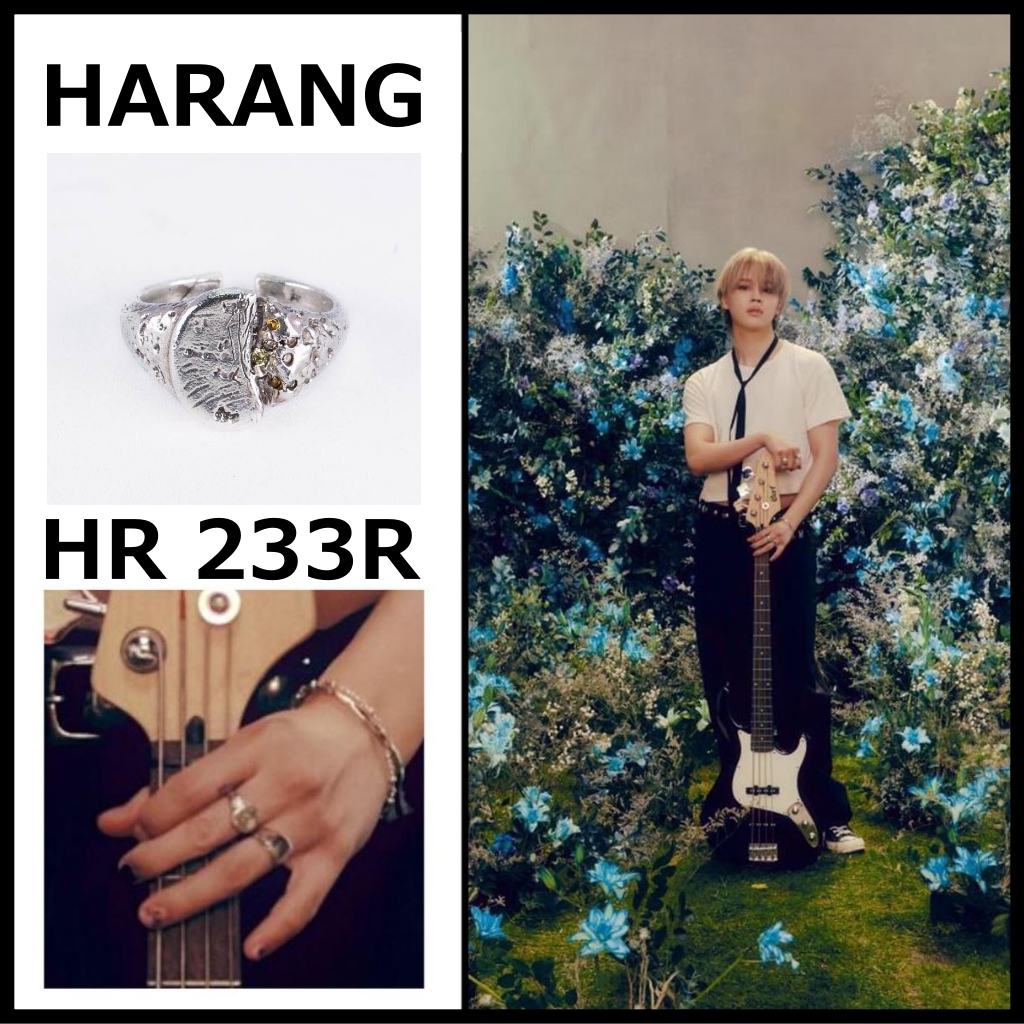 [BTS ジミン着用] 【HARANG】 ハラン HR 233R HR233R [公式正規品] BTS ジミン リング ジミンMUSE ジミン MUSE ジミン アクセサリー シルバー リング 韓国