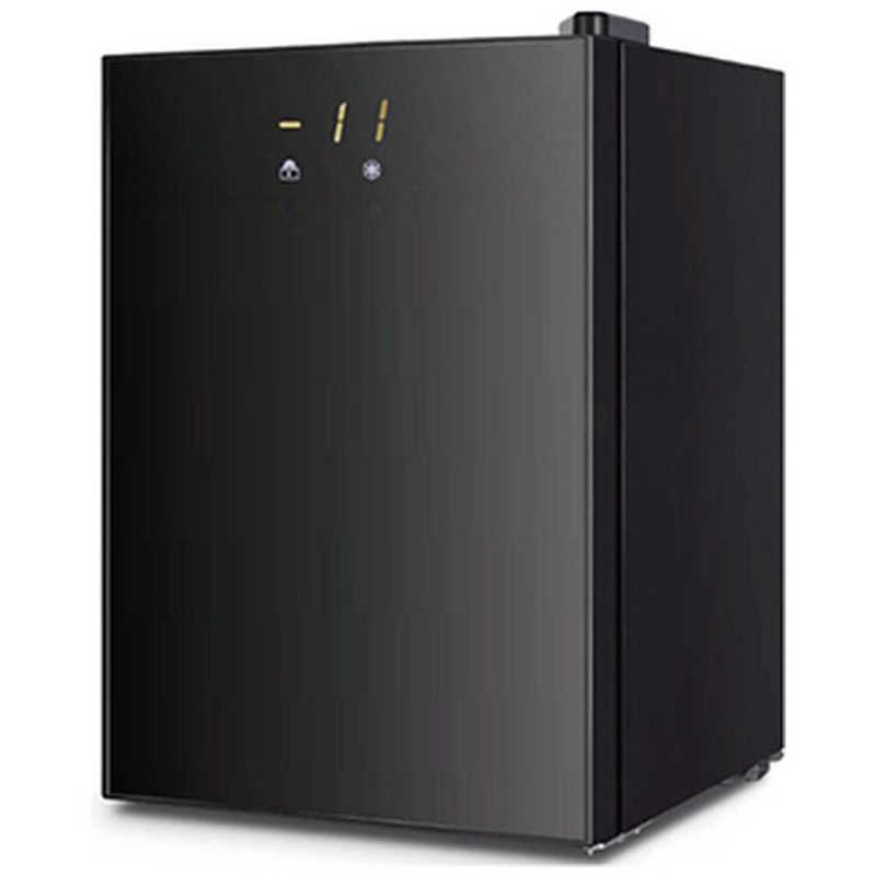 ウィンコド　冷凍庫 1ドア 60L 右開き ガラス扉 直冷式 幅45cm ブラック　THGTR60LBK（標準設置無料）