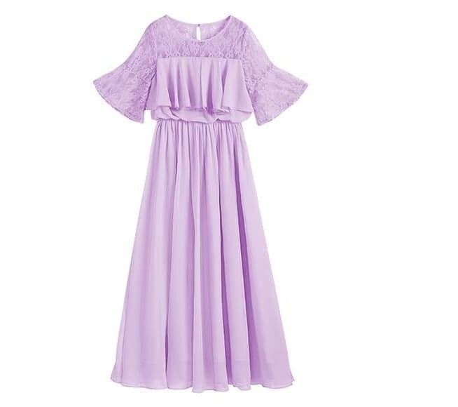 パーティードレス 結婚式 ワンピース Aライン フォーマル 袖あり 成人式 同窓会 謝恩会 20代 30代 大きいサイズ 成人式 二次会 ロング 披露宴 レース