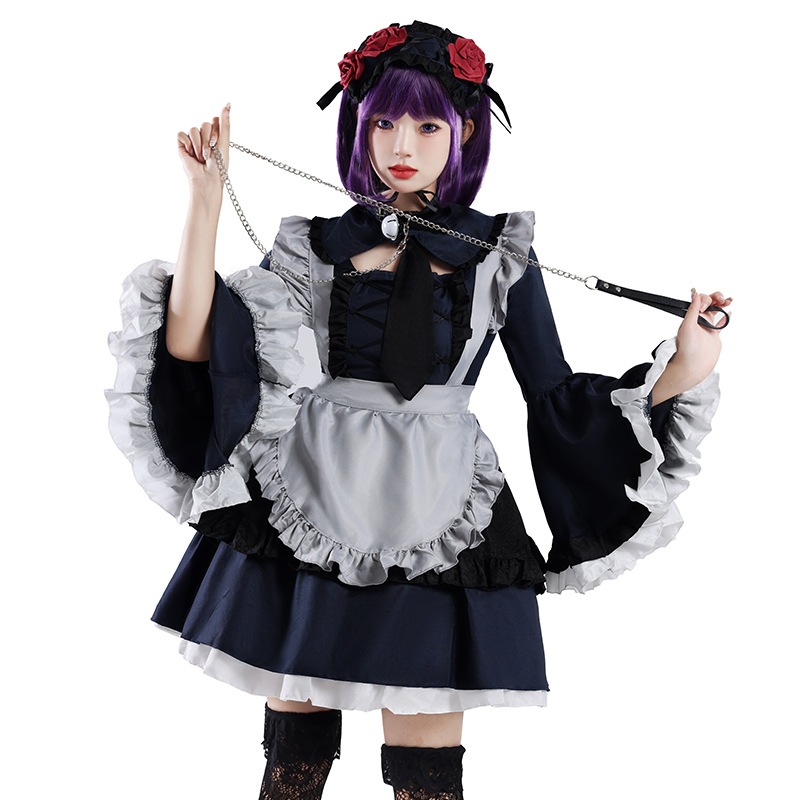 着せ替え人形が恋に落ちる喜多川海夢メイドコス黒江雫メイド服