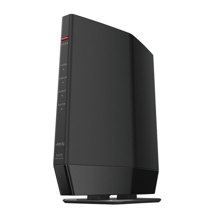 Wi-Fi 6対応 ルーター プレミアムモデル WSR-5400AX6P-BK ブラック