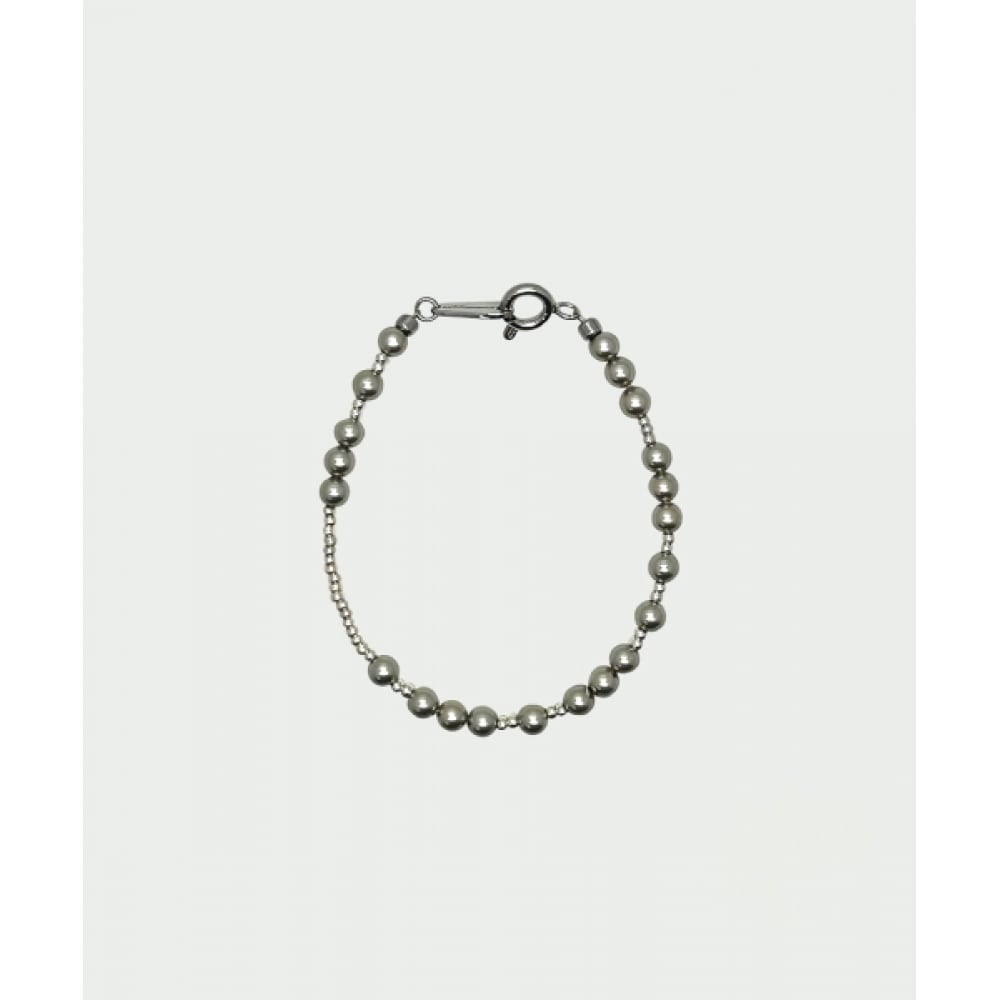 SICKFUMEDOT シャンパンパールブレスレット - アッシュ & カーキ