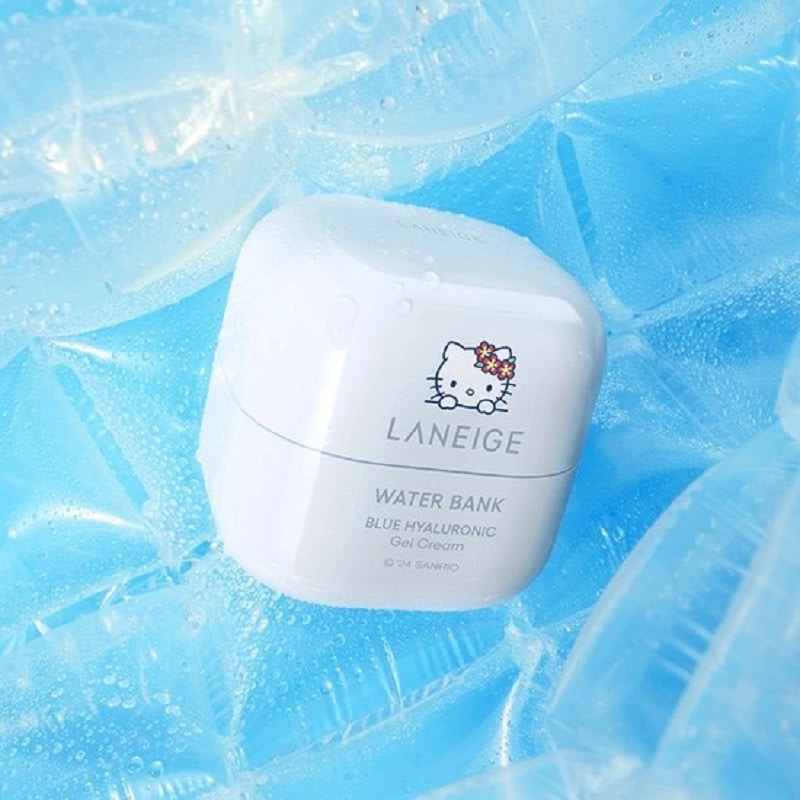 ハローキティ ウォーターバンク ブルー ヒアルロニック ジェルクリーム 50ml 肌クーリング さわやかな水分感 キーリング提供
