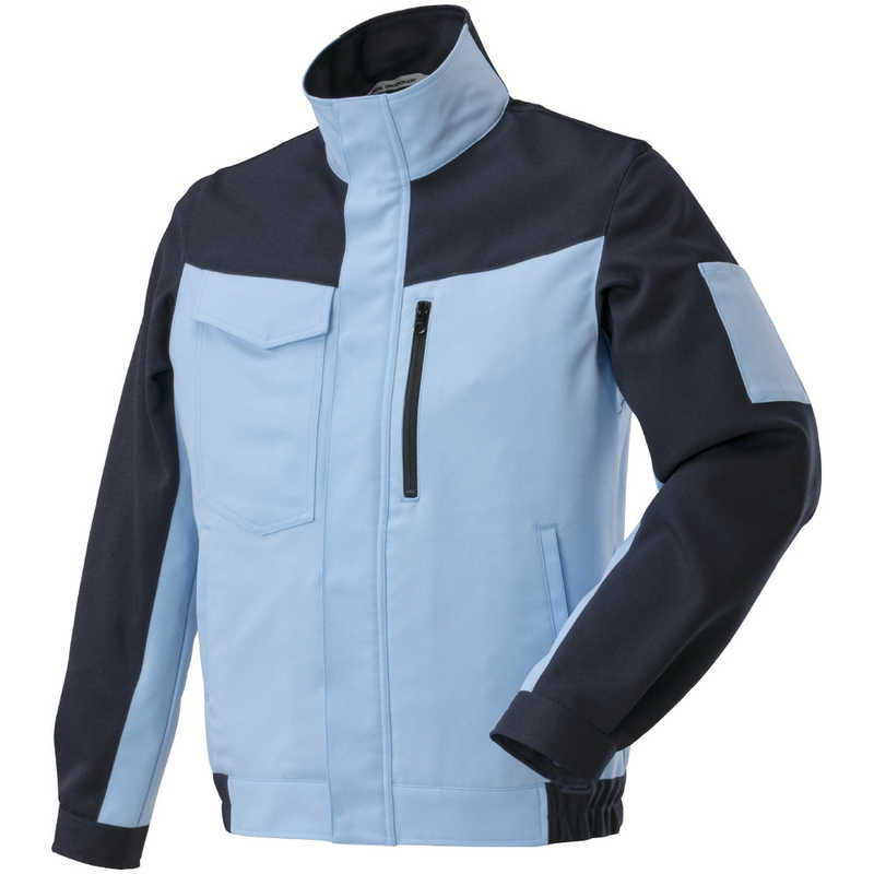 ミズノ　ワークジャケット(通年向け) ［ユニセックス］ 3XL-8 82：ネイビー×サックス　F2JEA18682