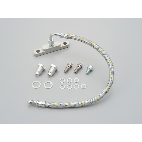 D93264 [KEDO ツインオイルライン(クラシック/メッシュホース) SR400/400FI/500]