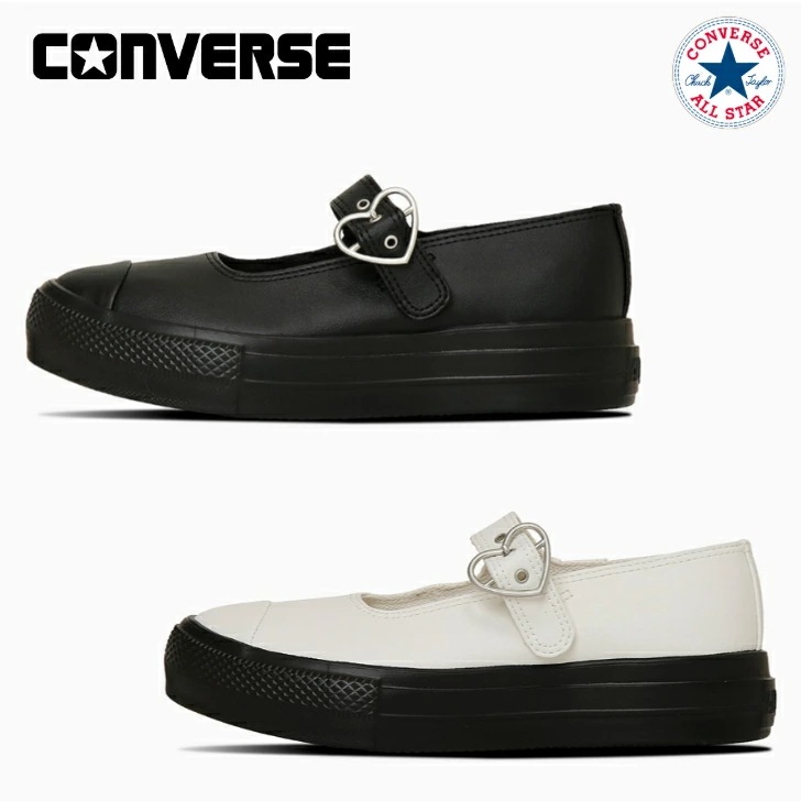 コンバース スニーカー オールスター ライト ＰＬＴＳ ＭＪ ハートバックル ＯＸ レディース CONVERSE ALL STAR LIGHT PLTS MJ HEARTBUCKLE OX 厚底 軽量