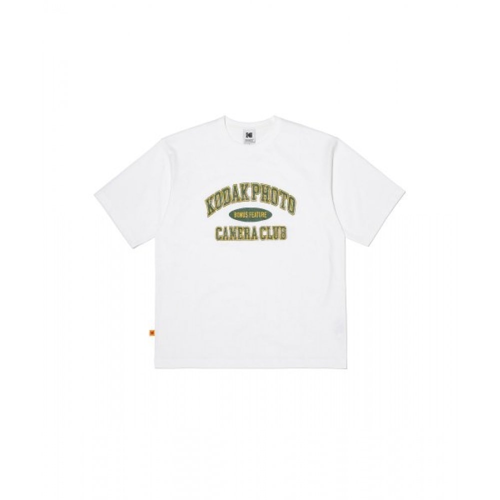KODAK (コダック) カメラクラブショートスリーブ T シャツホワイト