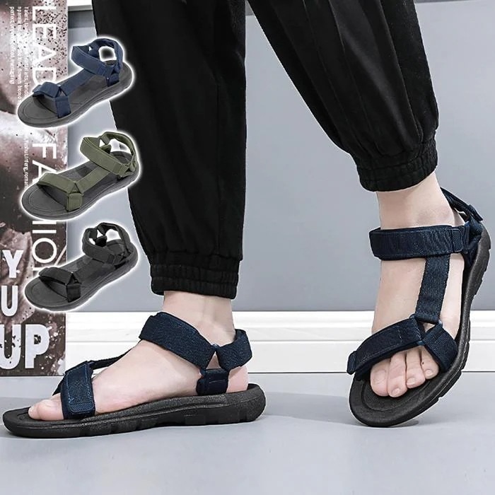 人気の新作サンダル メンズ スポーツサンダル ストラップ ビーチサンダル アウトドア【短納期】