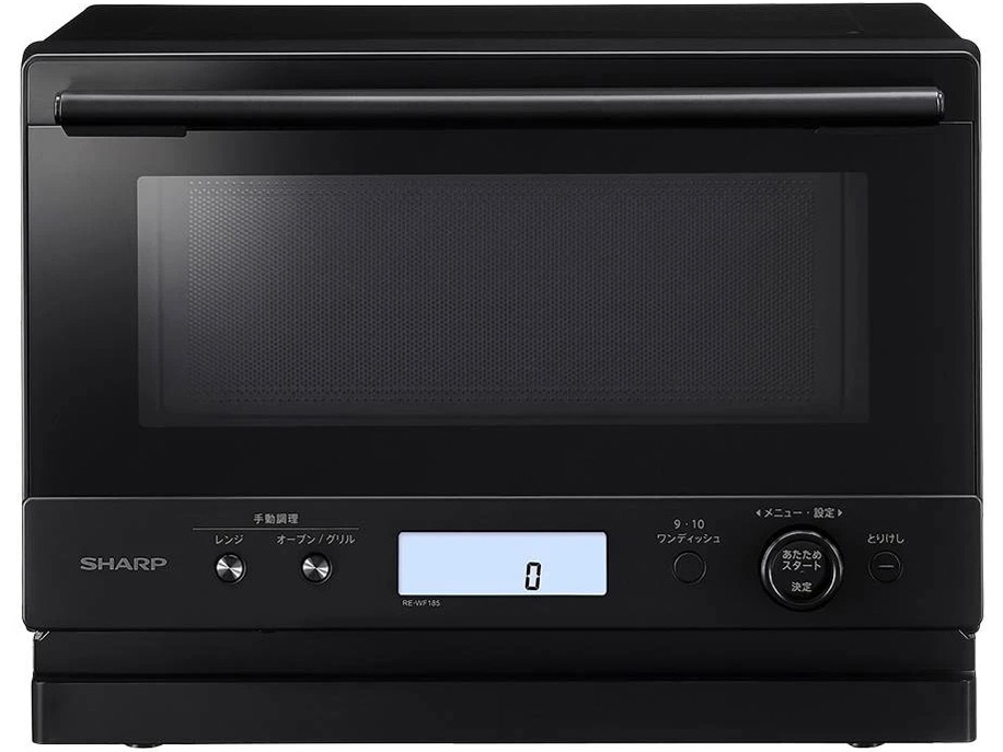 SHARP　シャープ　庫内容量18L　オーブンレンジ　PLAINLY RE-WF185-B [ブラック] /【送料区分Mサイズ】