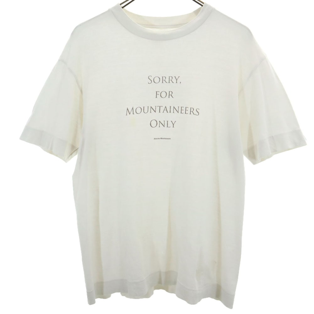 マウンテンリサーチ プリント 半袖 Tシャツ ホワイト MOUNTAIN RESEARCH 308 メンズ