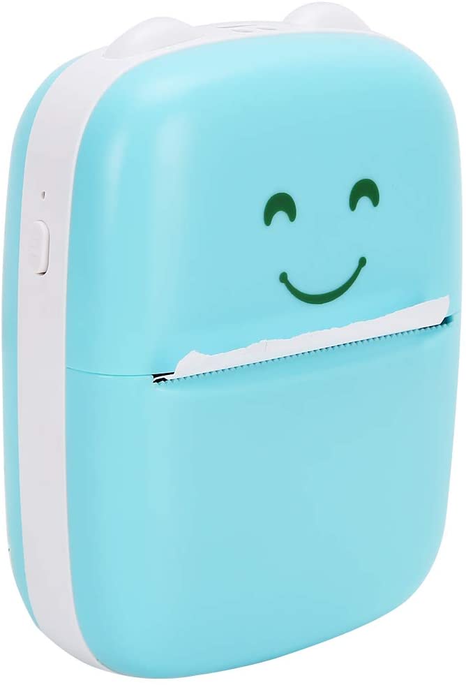 【本日限定価格】 フォトプリンタークイックエクササイズ質問プリンター子供学生のための青い小さな印