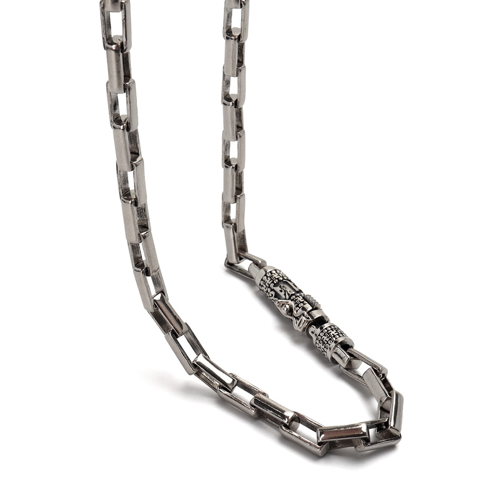 S925 ボックスチェーンネックレス [ns213-50cm]