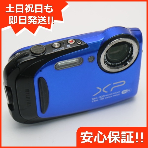 美品 FinePix XP70 ブルー デジカメ FUJIFILM 22