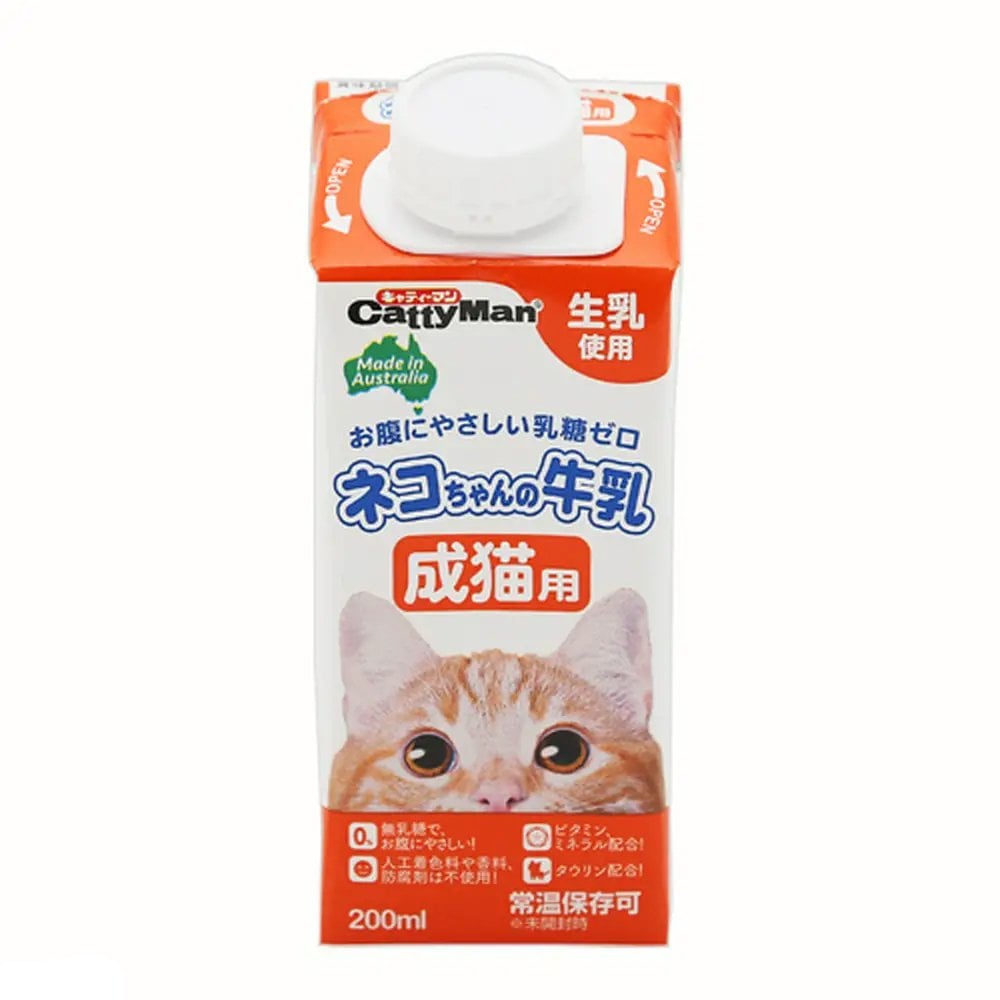 キャティーマン　ネコちゃんの牛乳　成猫用　２００ｍｌX２４本　猫　ミルク　ＣＲＣ35―30―20―00―00 5,487円