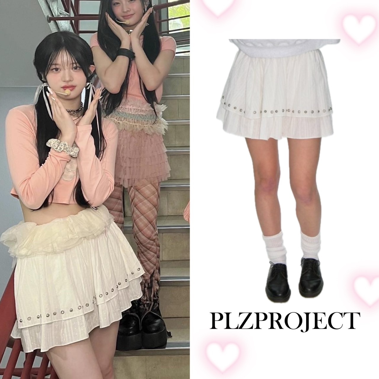 Qoo10] PLZPROJECT [ILLIT ミンジュ 着用] STUD : レディース服