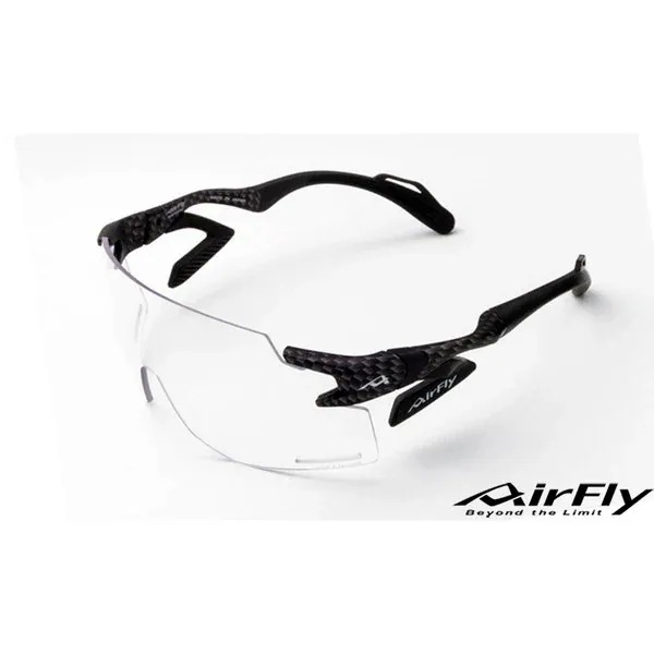 AirFly エアフライ AF301C33BK スポーツサングラス チョウコウ(カーボン) ノーズパットレス サングラス スポーツ トレッキング ゴルフ ジゴスペック