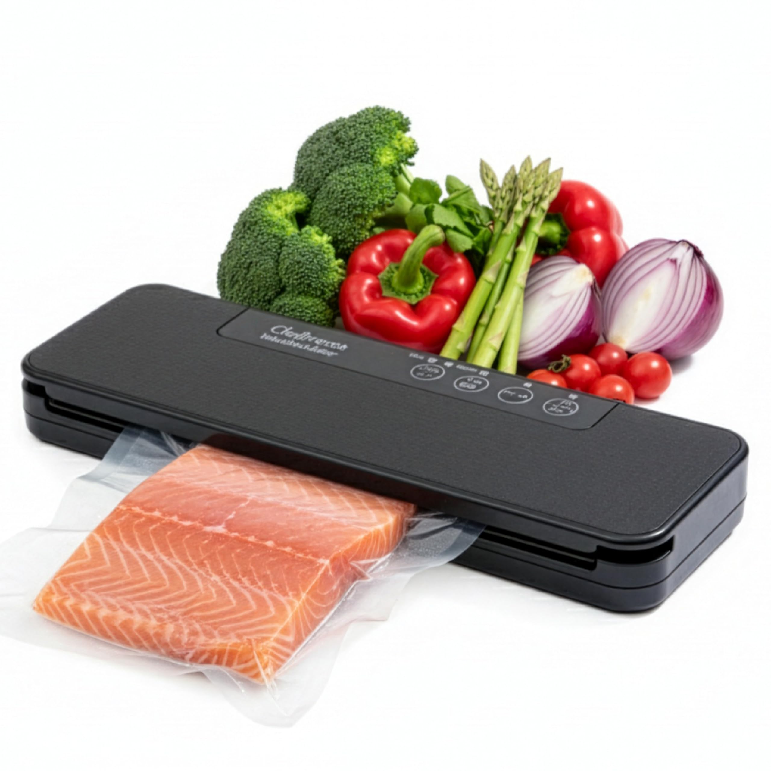 シェフプレッソ スタンダード 真空パック機 フードシーラー 家庭用真空保存 コンパクト 低騒音手動脱気対応食材保存 鮮度保持エンボス袋専用