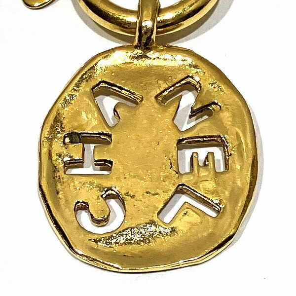 シャネル ロゴプレート ゴールド ブランド小物 ネックレス レディース 【中古】