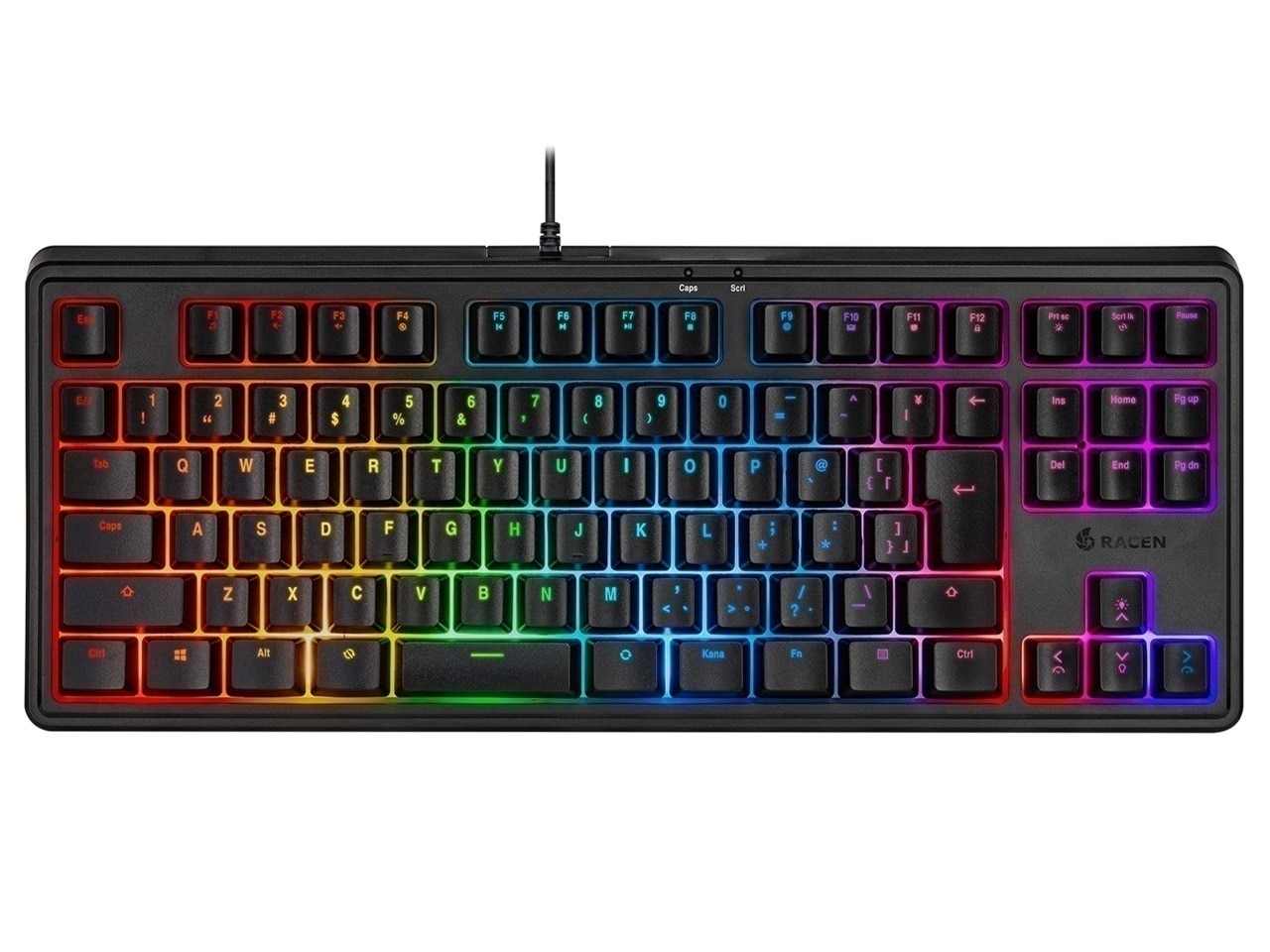 RACEN CRC-GMBKRGB02 [ブラック]有線キーボード