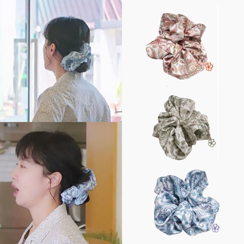 [チョンドヨン着用] ノイペイズリー コプチャンバンド スクランチ の人気ブランド 韓国ストリートファッション 韓国女性アクセサリー ヘアアクセサリー ヘアピンSNSで人気