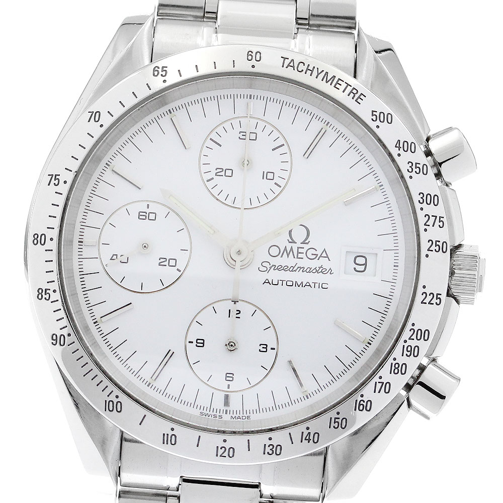 オメガ OMEGA 3511.20 スピードマスター デイト クロノグラフ 自動巻き メンズ 保証書付き_878336【中古】