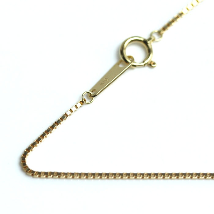 K18YG イエローゴールド ネックレス ベネチアン 3.6g 45cm レディース 中古