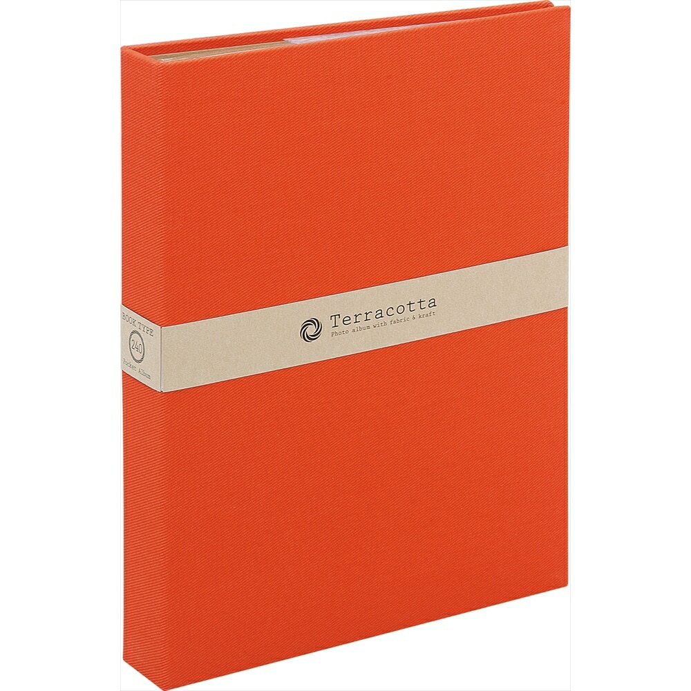 （まとめ買い）テラコッタ 1PLポケットアルバム L判3段240枚 レッド TER-L3P-140-R [x3]