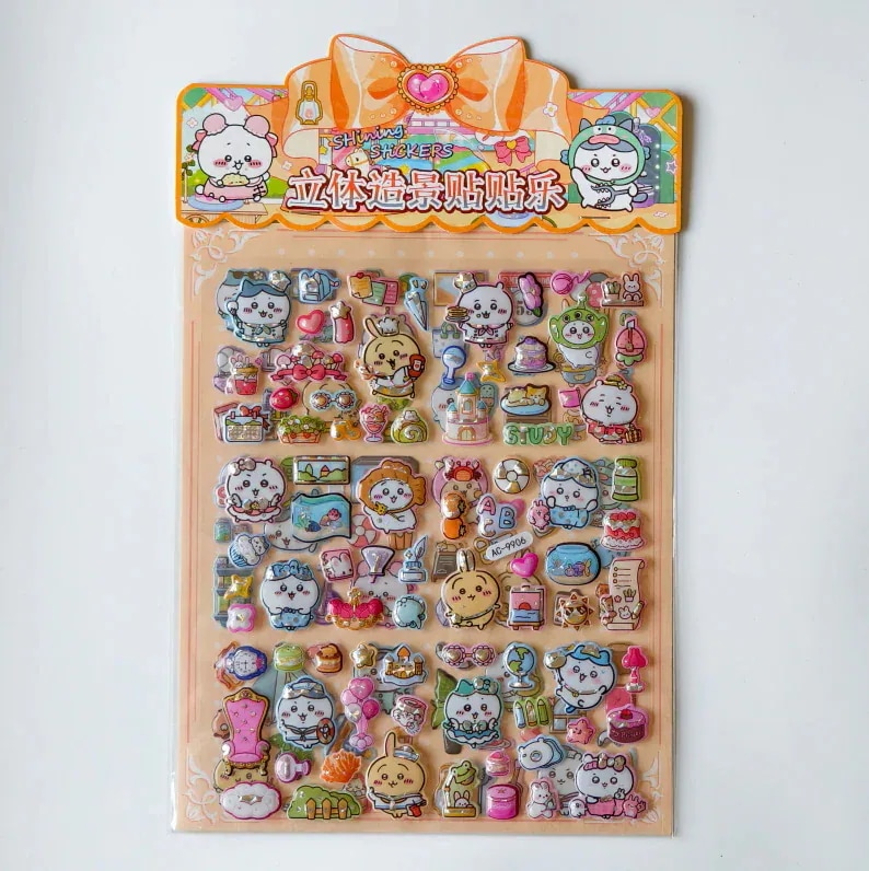 Qoo10] シール 子供用アニメ3D立体シール シー : おもちゃ・知育