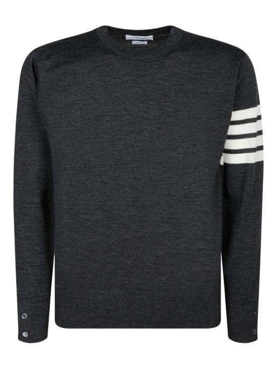 THOM BROWNE Men Sweater MKA002AY1014 022 DARK GREY