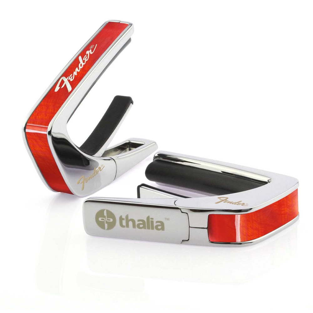 Thalia Capos ギターカポ Fender コラボモデル クローム仕上げ TH-FENCC-02 Red Angel Wing 生産終了モデル・廃盤 アメリカ製【並行輸入】