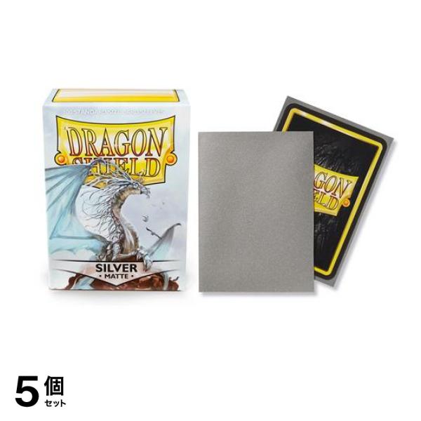 ドラゴンシールド マットカードスリーブ スタンダード AT-11008 シルバー 100枚入 5個セット
