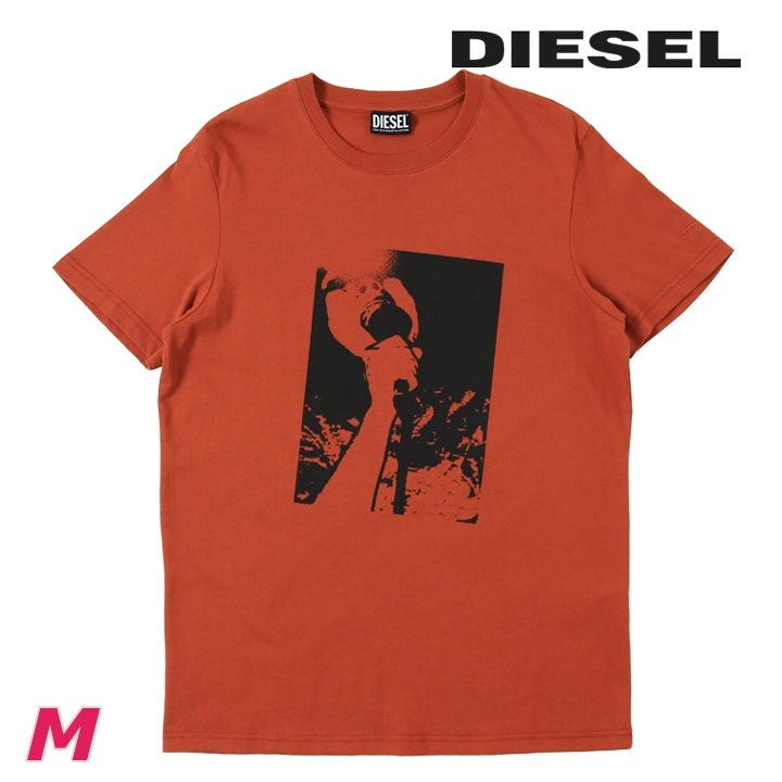 半袖Tシャツ カットソー メンズ T-DIEGOR-C4 ウォータープリント スリムフィット die-m-t-f4-556